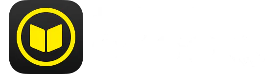 The JB Hi-Fi NOW eBooks app icon: a yellow circled open book on a dark rounded square